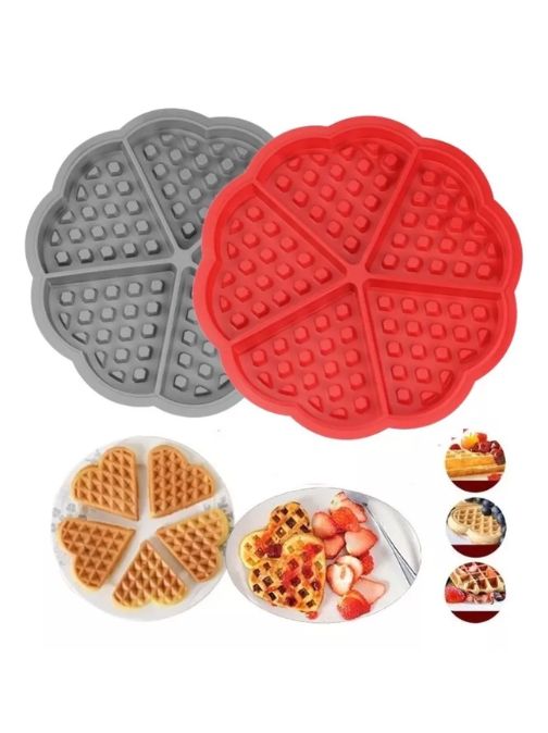 Forma de Waffle em Silicone Antiaderente