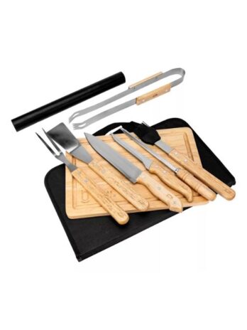 Kit Churrasco Facas Inox 10 Peças